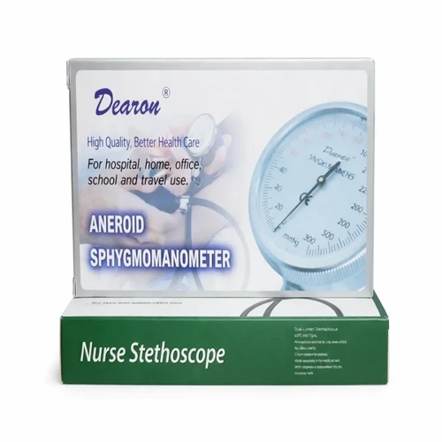 Dearon Blood Pressure Monitor Machine with Stethoscope | Manual BP Machine