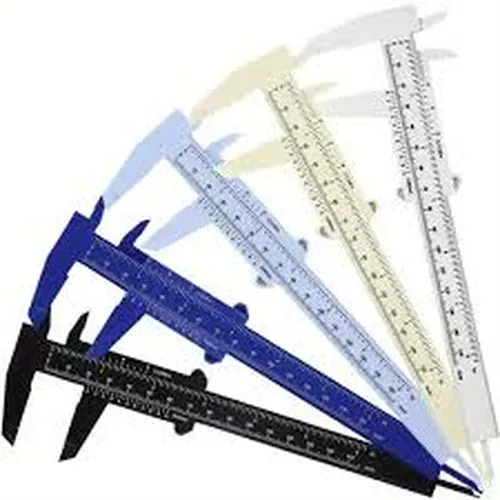 150mm Plastic Slide Caliper Double Scale Vernier Caliper – Blue Color price in Bangladesh